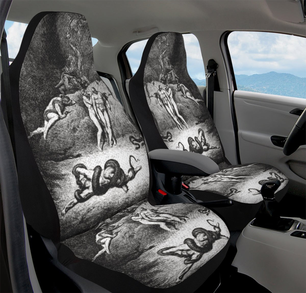 Dantes Inferno Car Seat Cover - Jaded Lament