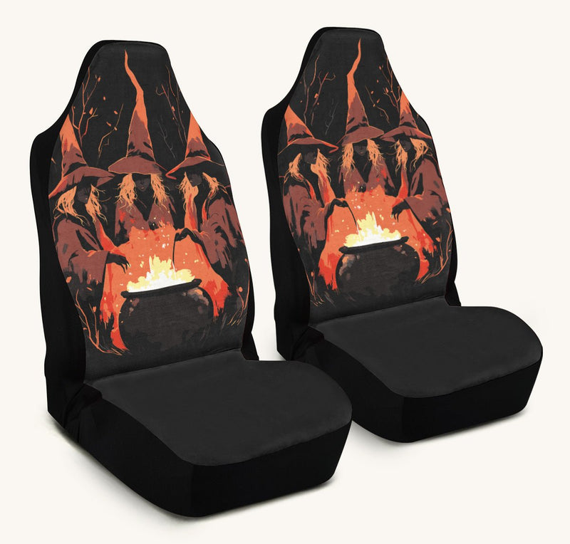 Double Double Toil And Trouble Car Seat Cover - Jaded Lament