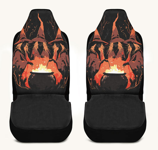 Double Double Toil And Trouble Car Seat Cover - Jaded Lament