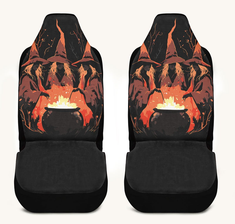 Double Double Toil And Trouble Car Seat Cover - Jaded Lament