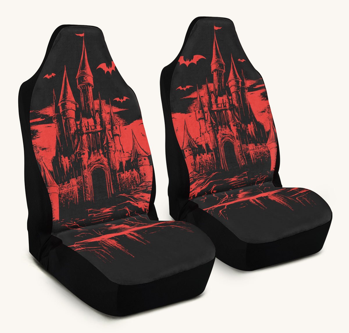 Draculas Castle Car Seat Cover - Jaded Lament