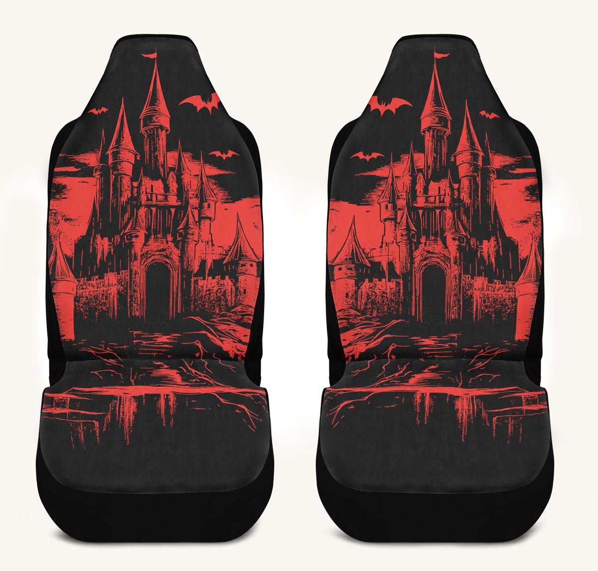Draculas Castle Car Seat Cover - Jaded Lament
