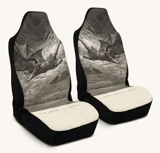 Fall of the Morning Star Car Seat Cover - Jaded Lament