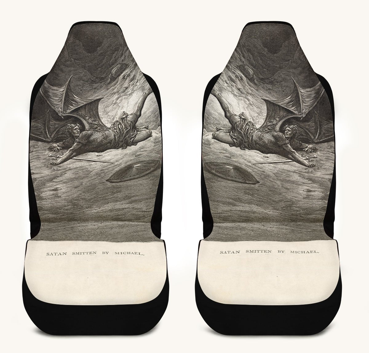Fall of the Morning Star Car Seat Cover - Jaded Lament