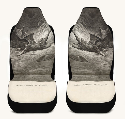 Fall of the Morning Star Car Seat Cover - Jaded Lament