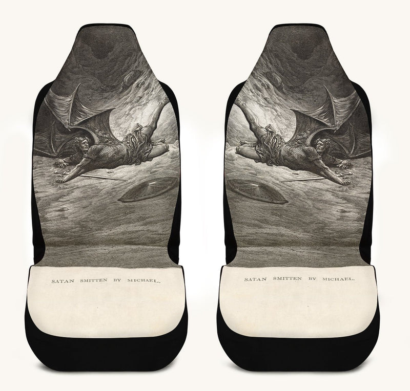 Fall of the Morning Star Car Seat Cover - Jaded Lament