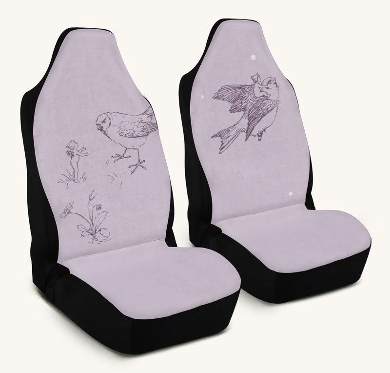 Feather And Cloud Car Seat Cover - Jaded Lament