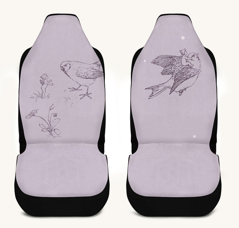 Feather And Cloud Car Seat Cover - Jaded Lament