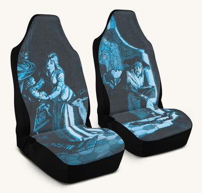 He Never Forgot Her Voice Car Seat Cover - Jaded Lament