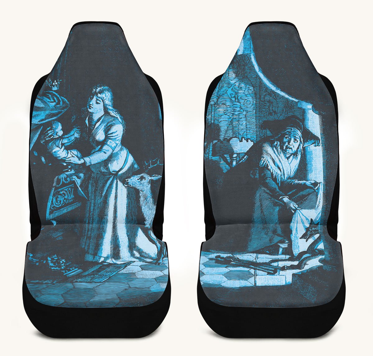 He Never Forgot Her Voice Car Seat Cover - Jaded Lament