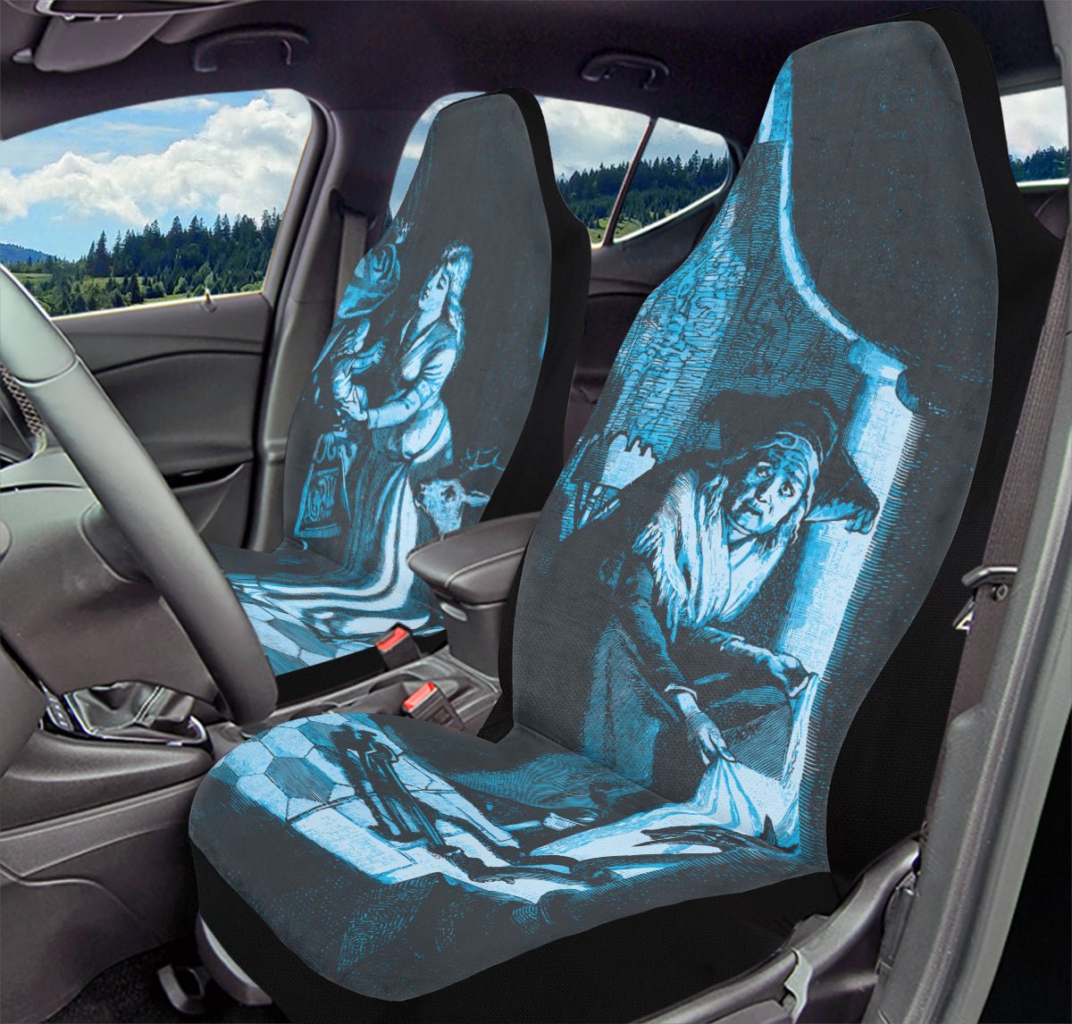 He Never Forgot Her Voice Car Seat Cover - Jaded Lament