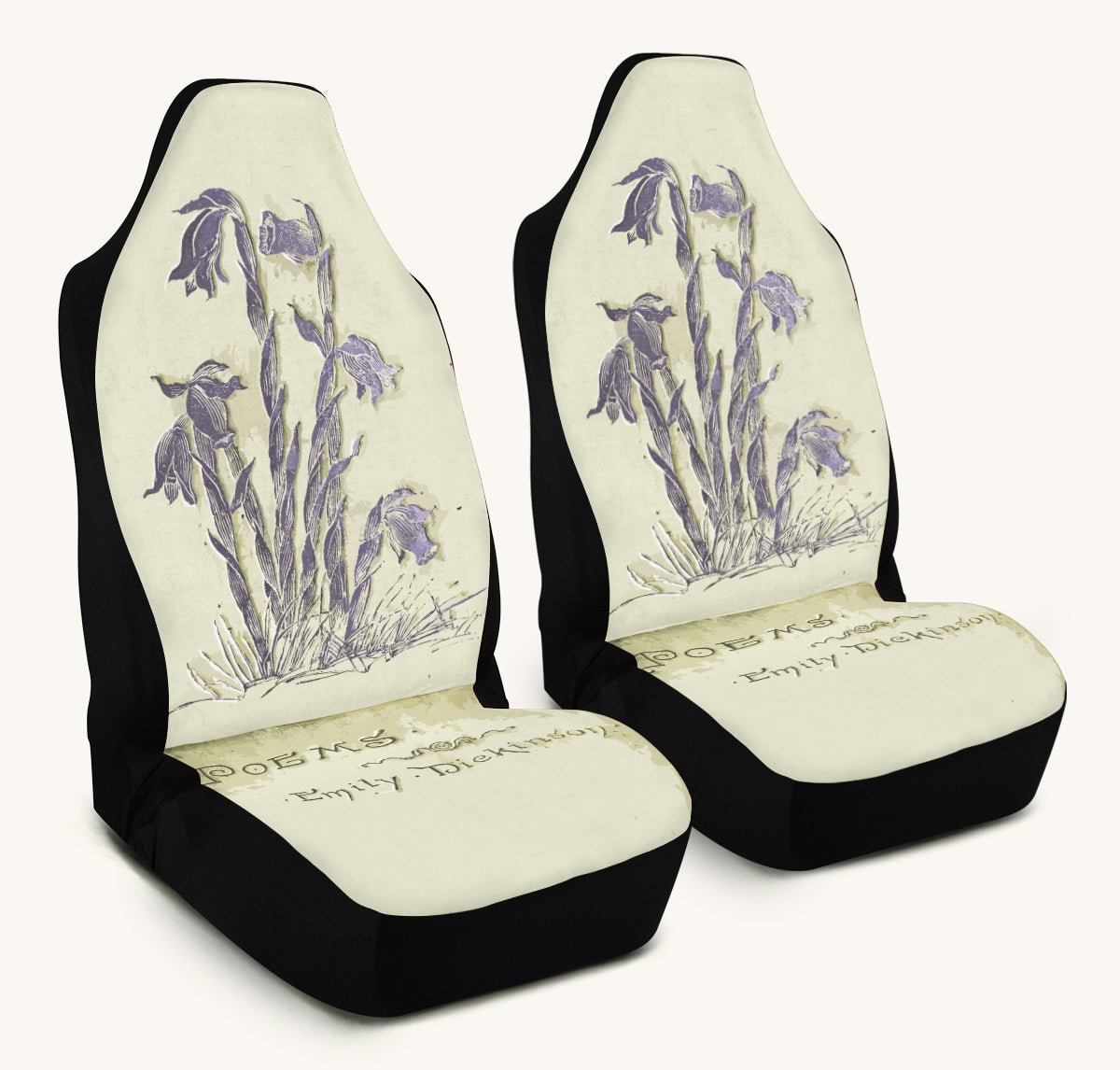 Hope Wears a Feather Emily Dickinson Car Seat Cover - Jaded Lament
