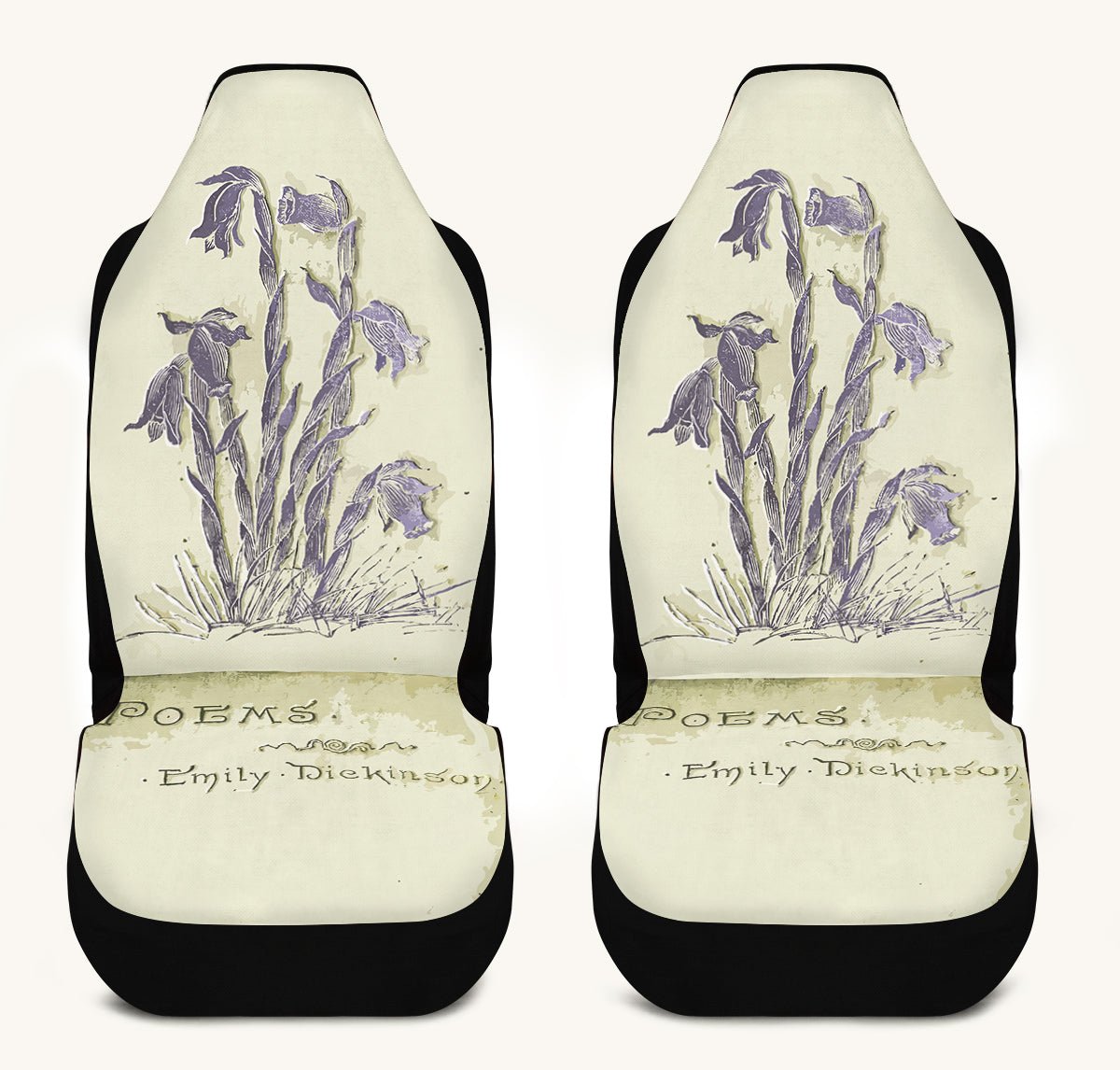Hope Wears a Feather Emily Dickinson Car Seat Cover - Jaded Lament
