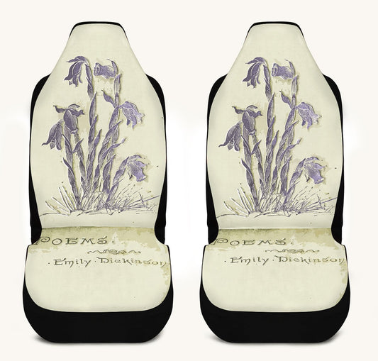 Hope Wears a Feather Emily Dickinson Car Seat Cover - Jaded Lament