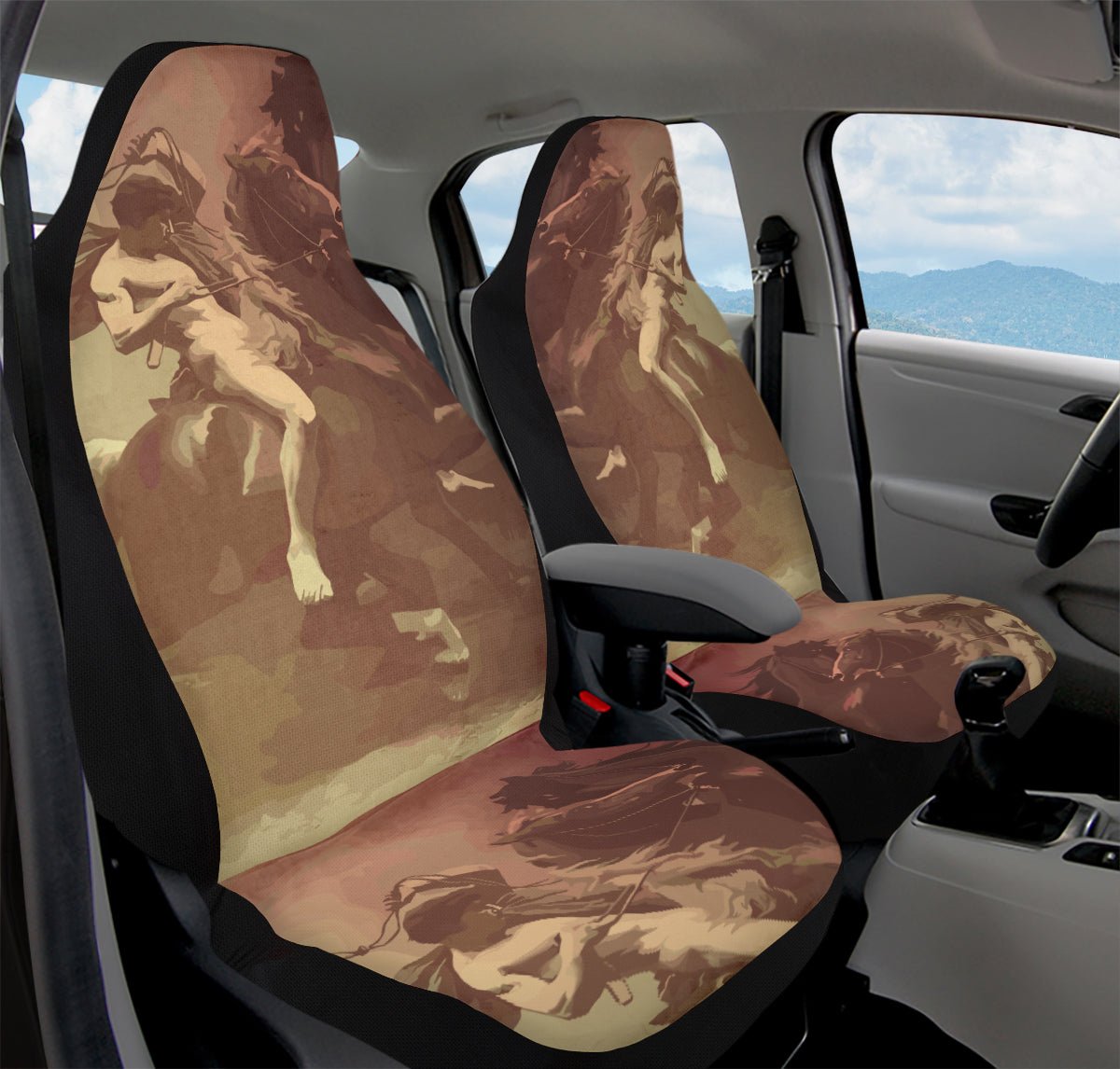 Horse of the Gods Car Seat Cover - Jaded Lament