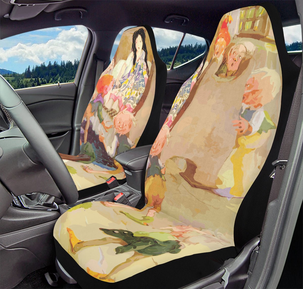 House of Gentle Shadows Car Seat Cover - Jaded Lament