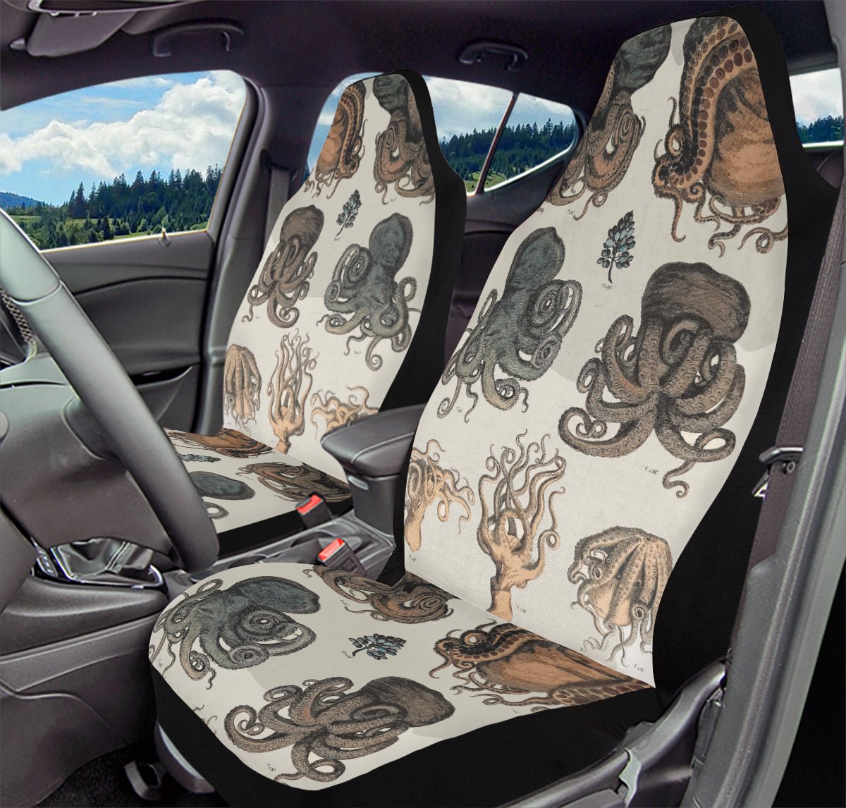 Kraken Unleashed Car Seat Cover - Jaded Lament