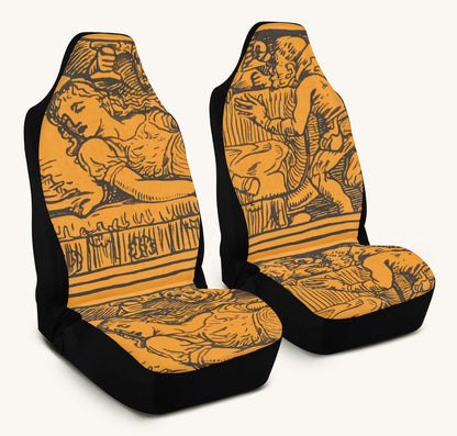 Lament of The Carved Car Seat Cover - Jaded Lament
