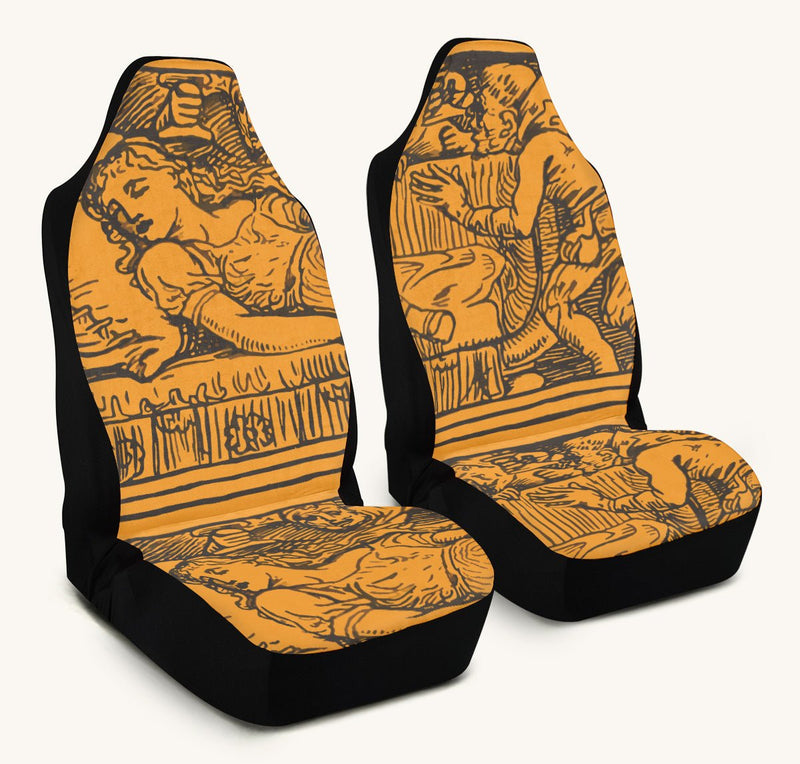 Lament of The Carved Car Seat Cover - Jaded Lament