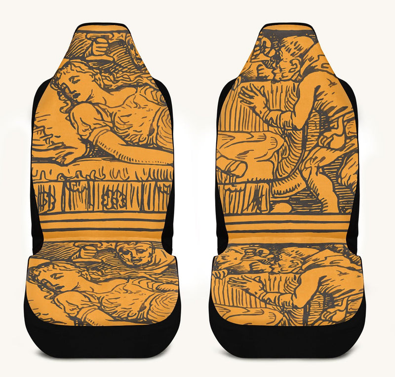 Lament of The Carved Car Seat Cover - Jaded Lament