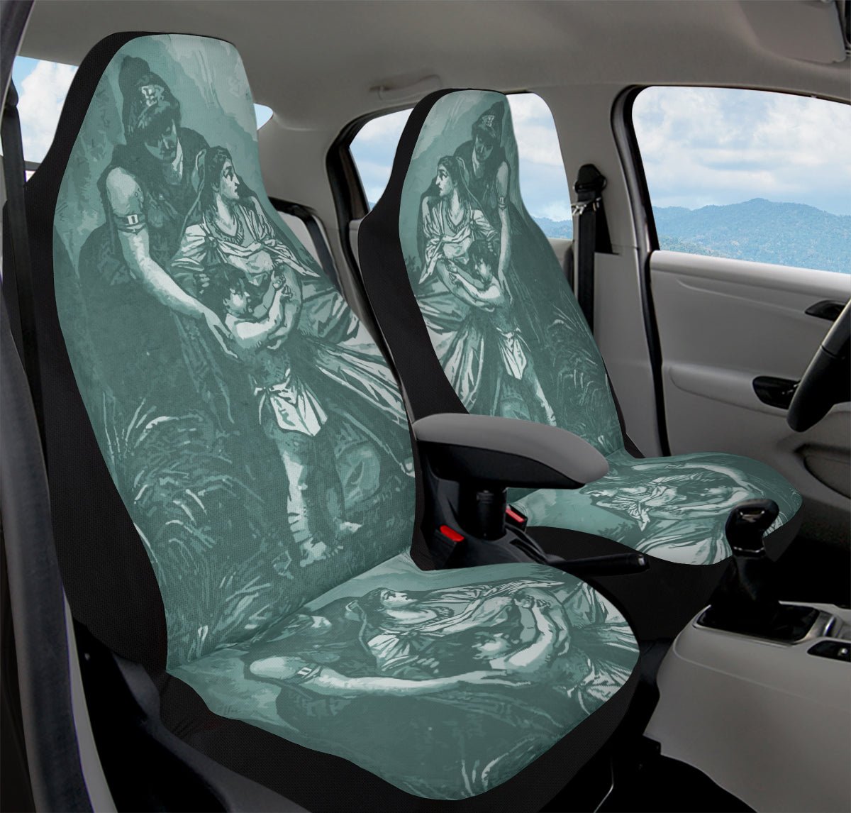 Last Plea of Iphigenia Car Seat Cover - Jaded Lament