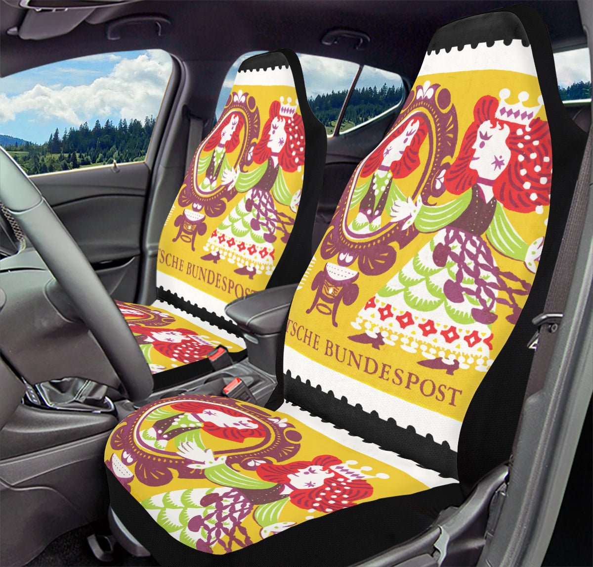 Mirrored Kingdom Car Seat Cover - Jaded Lament