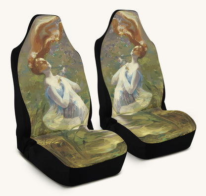 Ophelia In The River Car Seat Cover - Jaded Lament