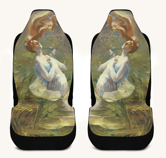 Ophelia In The River Car Seat Cover - Jaded Lament