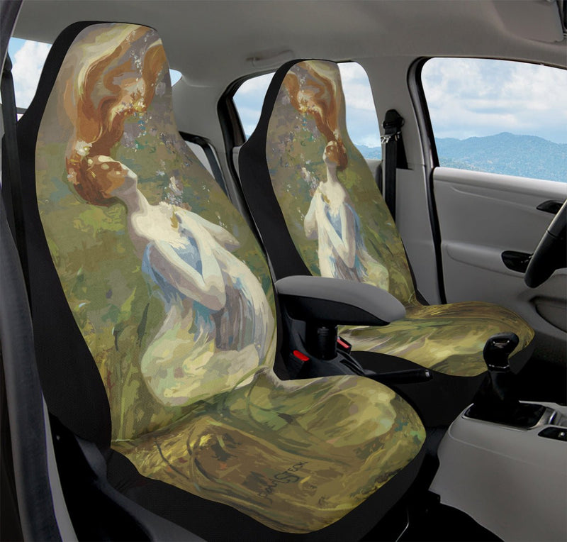 Ophelia In The River Car Seat Cover - Jaded Lament