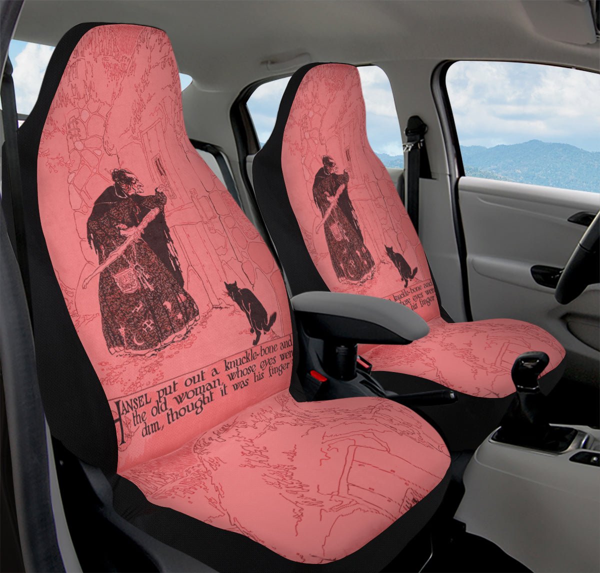 Play A Trick On A Witch Car Seat Cover - Jaded Lament