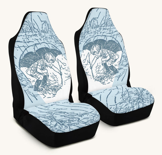 Rain Soaked Car Seat Cover - Jaded Lament
