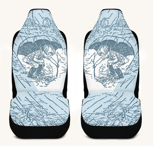 Rain Soaked Car Seat Cover - Jaded Lament
