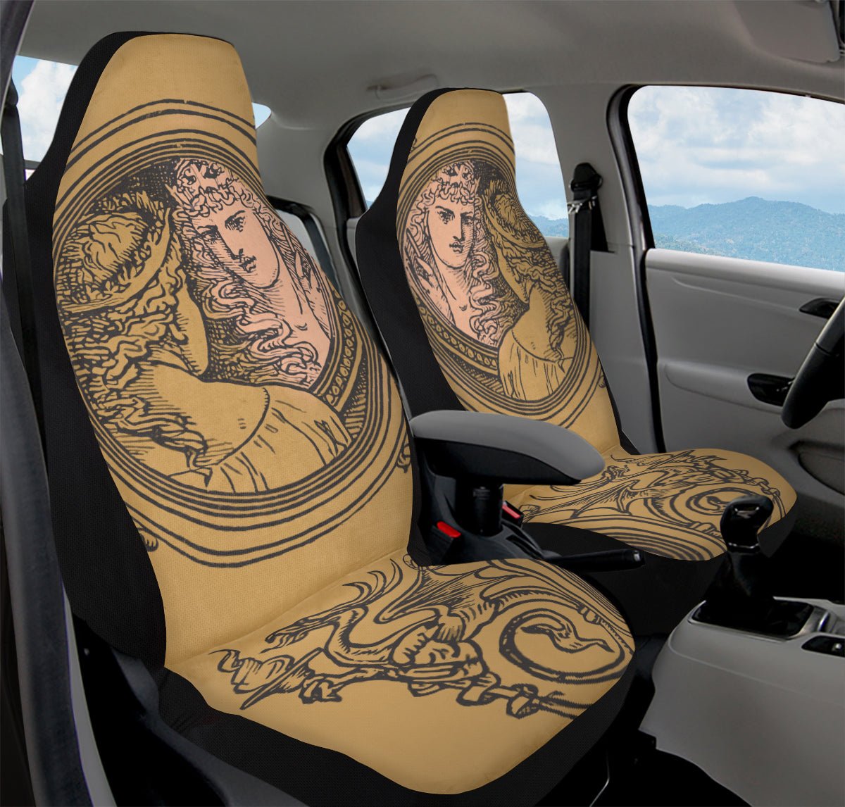 Reflections On Envy Car Seat Cover - Jaded Lament