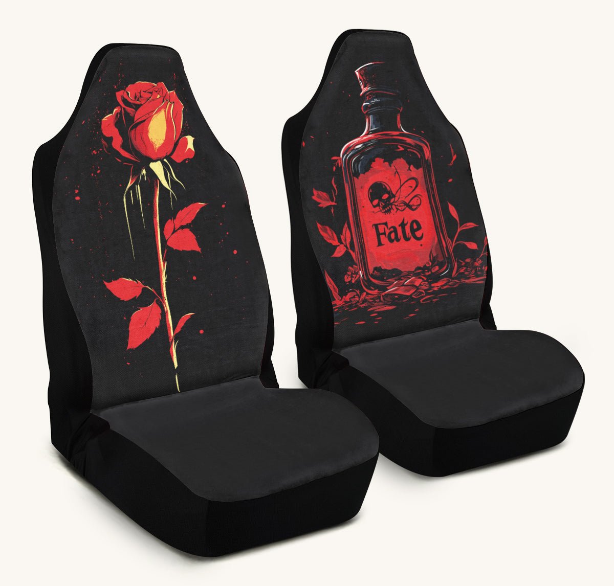 Romeos Fate Car Seat Cover - Jaded Lament
