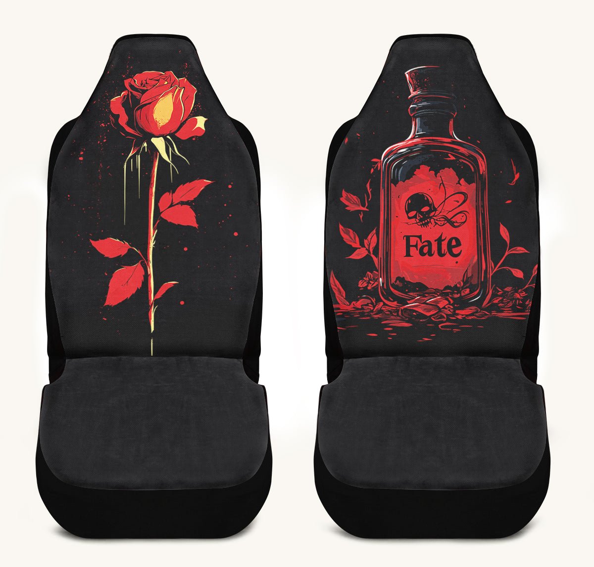 Romeos Fate Car Seat Cover - Jaded Lament