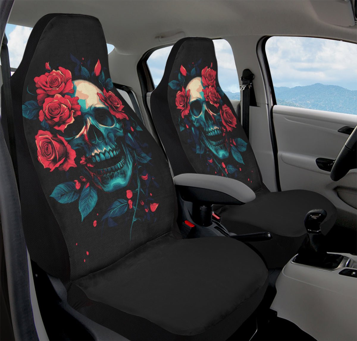 Roses For The Dead Car Seat Cover - Jaded Lament