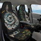 Serpent in Bloom Multi Color Car Seat Cover - Jaded Lament