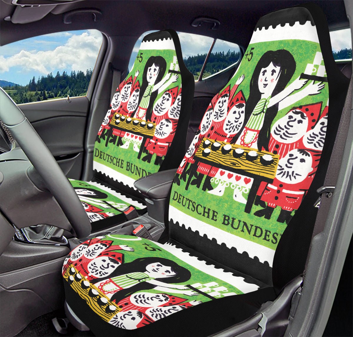 Seven Voices One Heart Car Seat Cover - Jaded Lament