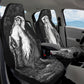 She Watched the Bones Sink Black Car Seat Cover - Jaded Lament