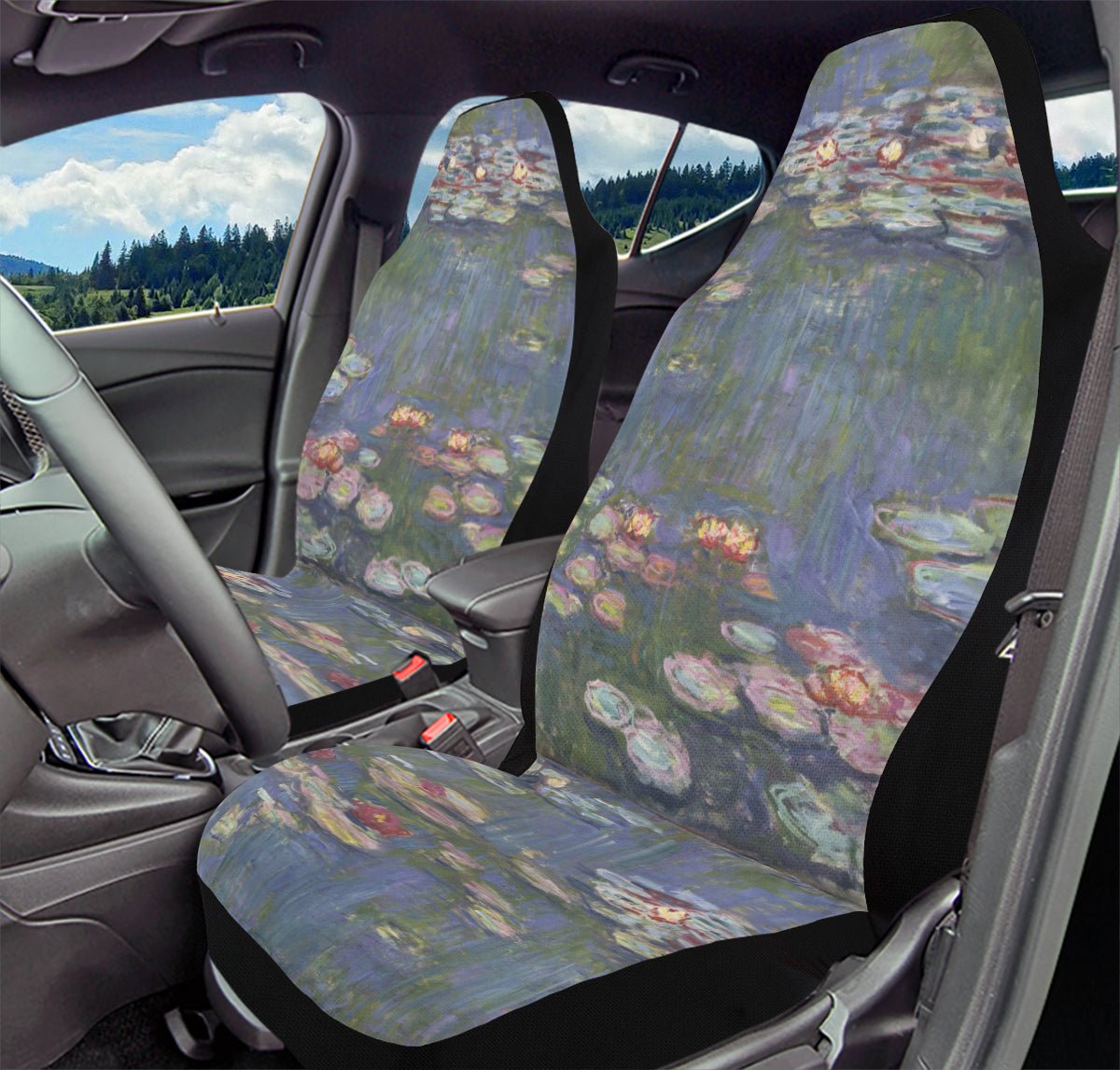 Stillness in Bloom Car Seat Cover - Jaded Lament