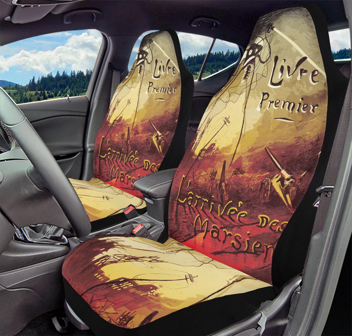 The Burnt Marvels Car Seat Cover - Jaded Lament