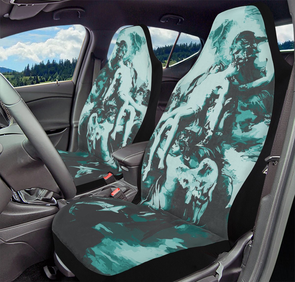 The Gods Bore Him Away Car Seat Cover - Jaded Lament