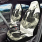 The Sloth Stays Black Car Seat Cover - Jaded Lament