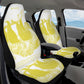 The Sloth Stays Yellow Car Seat Cover - Jaded Lament