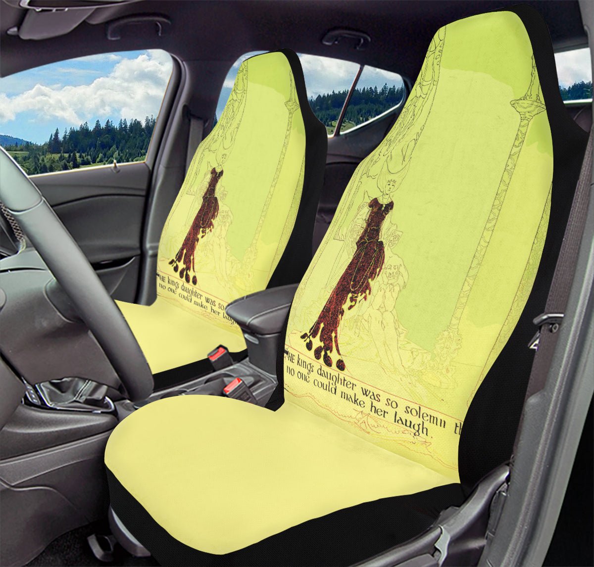 The Solemn Daughter Car Seat Cover - Jaded Lament