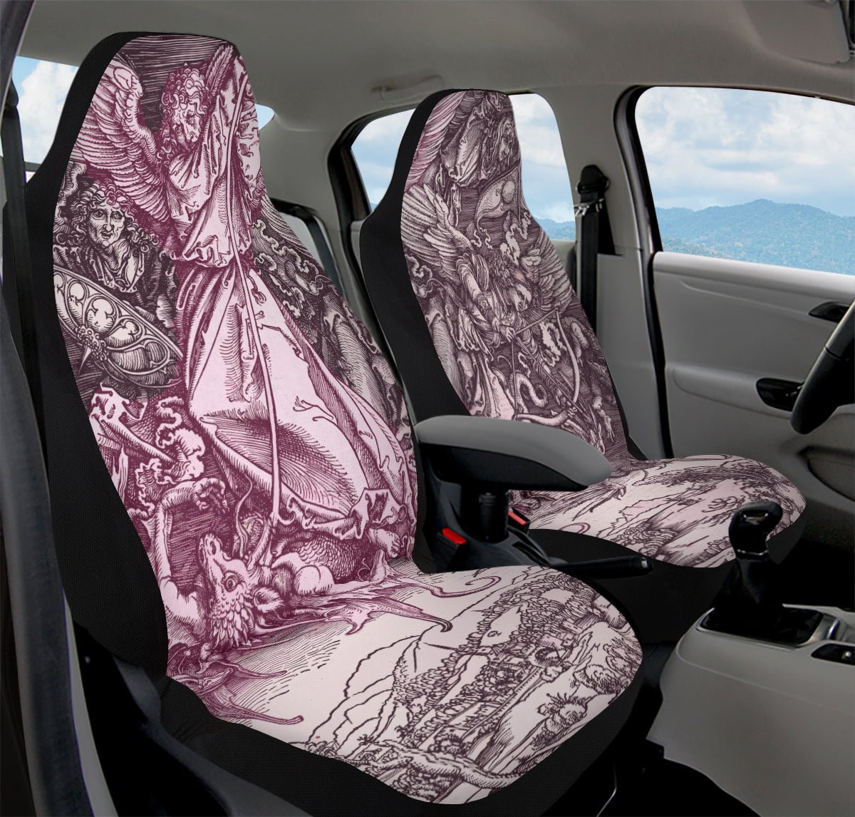 The War Above Car Seat Cover - Jaded Lament
