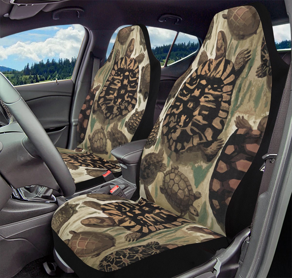 Turtle Time Car Seat Cover - Jaded Lament