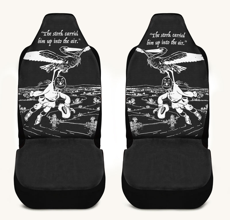 WOZ STORK AND SCARECROW Car Seat Cover - Jaded Lament