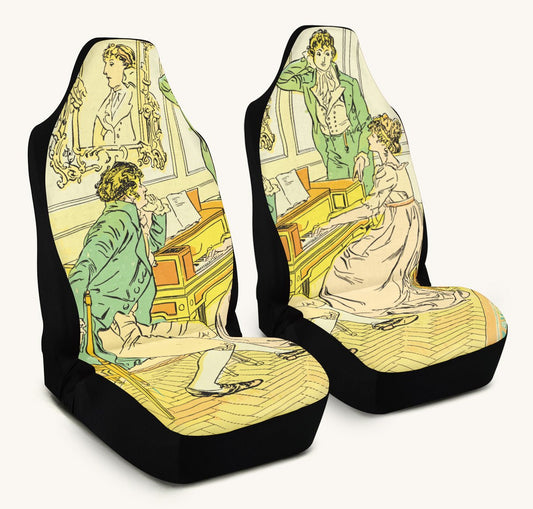 You Must Allow Me to Speak Jane Austen Car Seat Cover - Jaded Lament