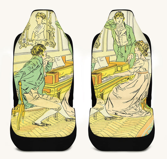 You Must Allow Me to Speak Jane Austen Car Seat Cover - Jaded Lament